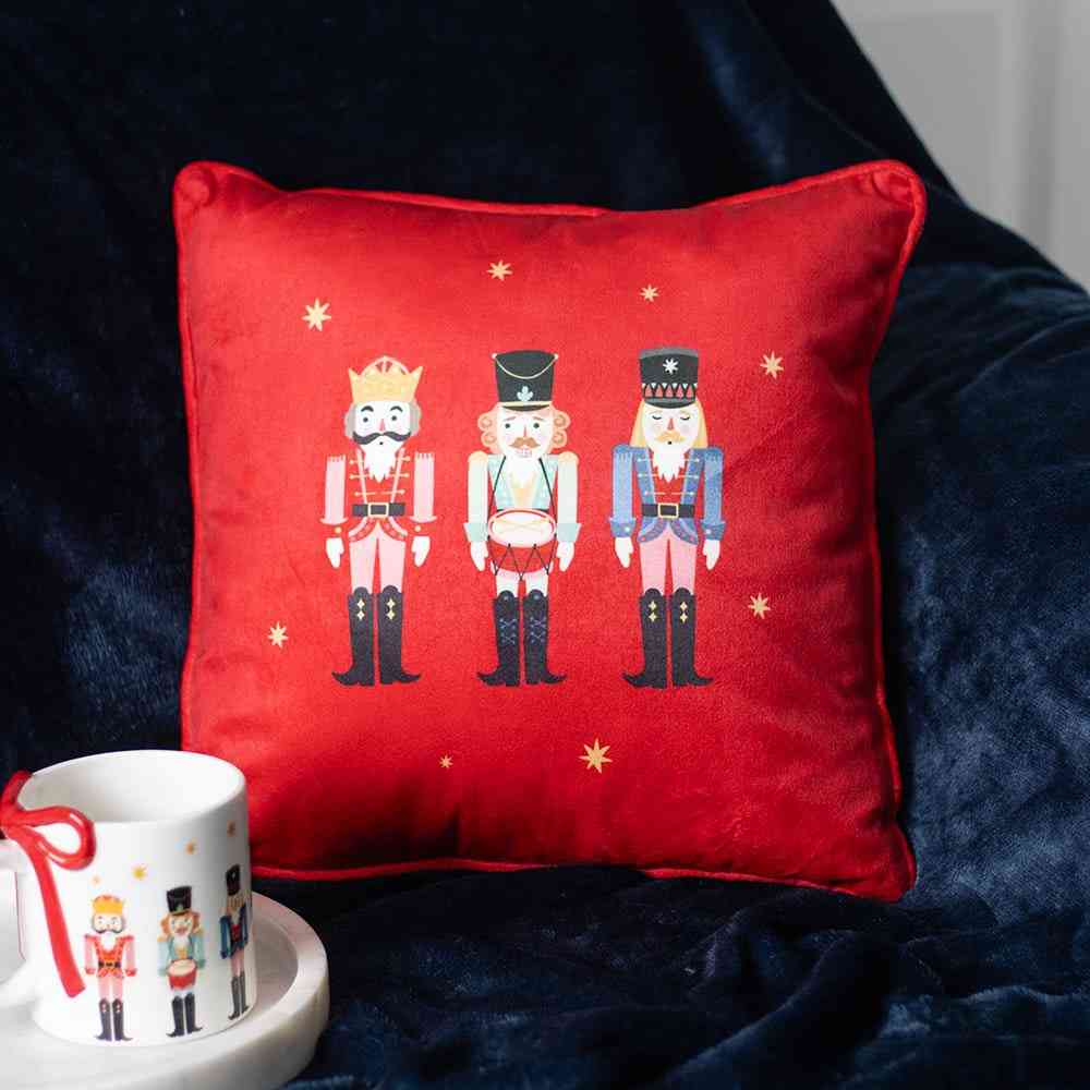 Something Different - Square Nutcracker Cushion - Multicolours